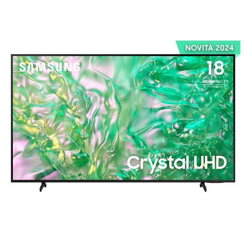 SAMSUNG TV Crystal UHD 4K 65” UE65DU8070UXZT Smart TV Wi-Fi Black 2024