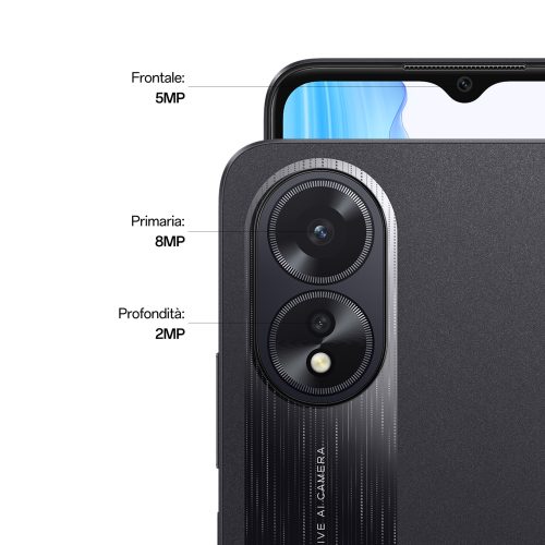 AI Doppia fotocamera 8+2MP